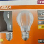 Ampoule Led E27- 75W/7.5W - 1055lm - Warm white - classe D - Boite de 2