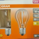 Ampoule Led E27- 60W/6.5W - 806lm - Warm white - classe E - Boite de 2