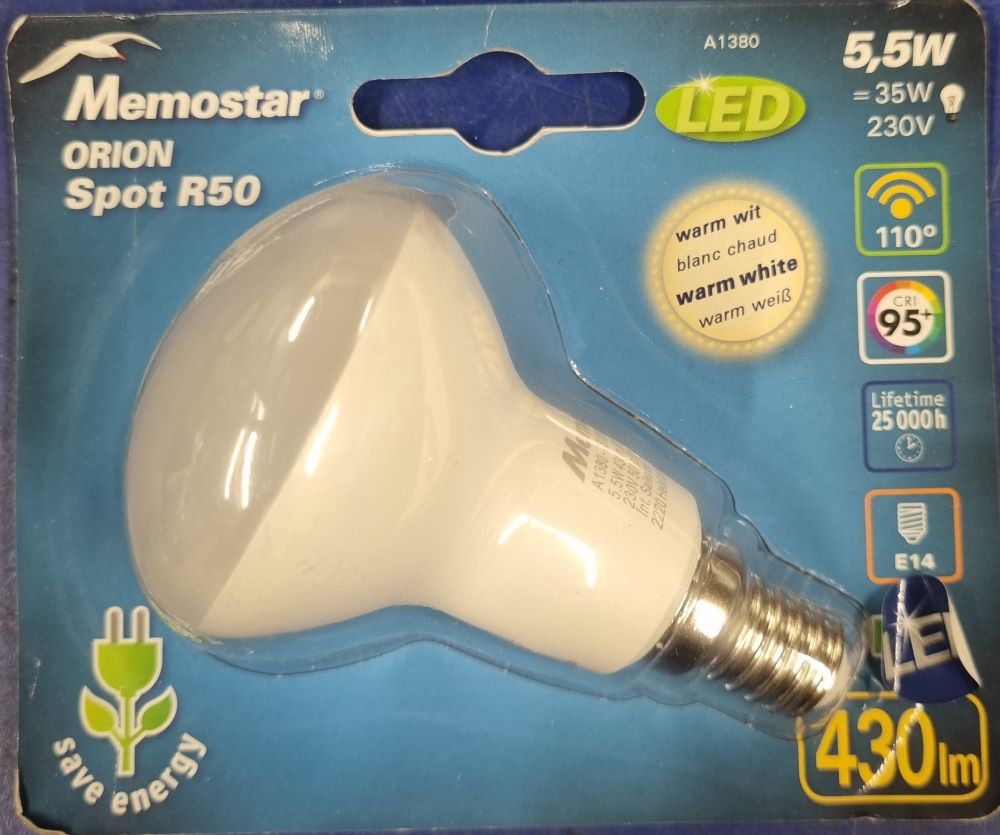 20251221_104606 Ampoule Led E14- 35W/5.5W - 430lm - Warm white – Image 1