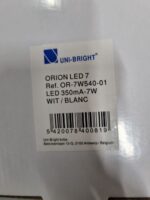 Spot ORION LED 7 - OR-7W540-01 Led350mA-7W Blanc – Image 2