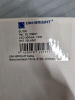 Spot SLIDE SL13W01 Led300mA-13W Blanc – Image 2