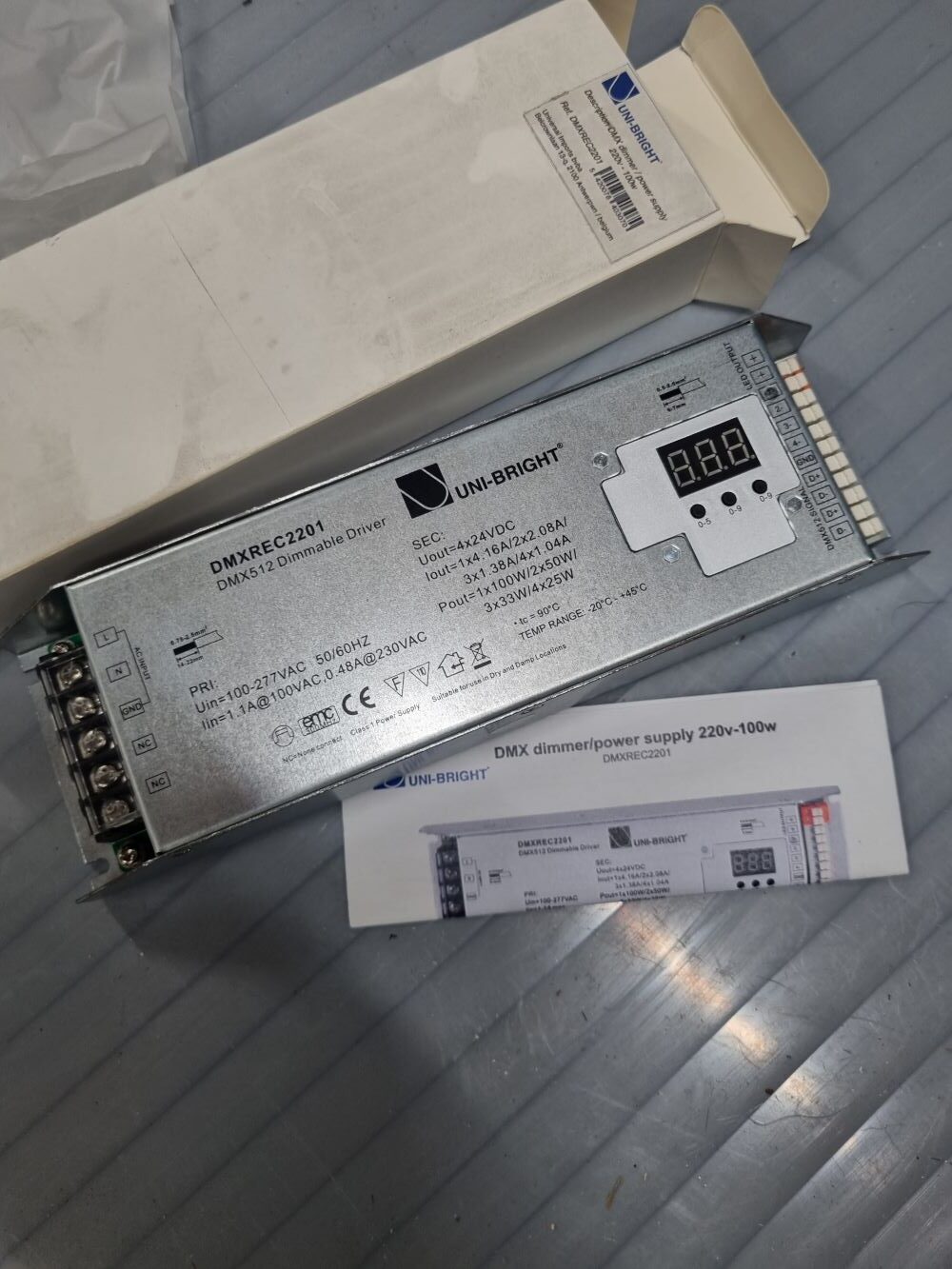 20260630_111651 Alimentation DMX REC 2201 - 220V - 100W – Image 1